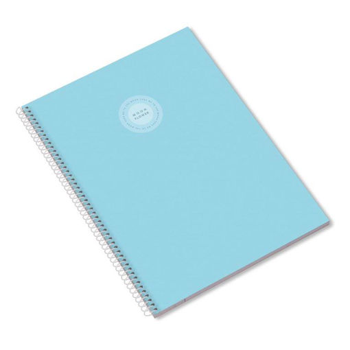 Picture of CAMPUS A4 SPIRAL NOTEBOOK 80 SHEETS - PASTEL BLUE